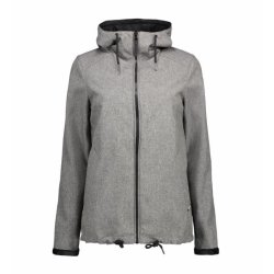 Casual softshell damejakke med htte.