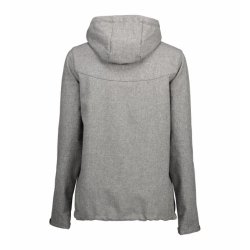 Casual softshell damejakke med htte.